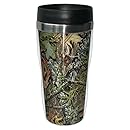 Tree-Free Greetings 77617 Obsession by Mossy Oak Camo Vintage Art Sip 'N Go Travel tumbler, 16-Ounce, Stainless Steel, Multicolored