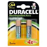 Duracell Supreme NiMH Batterie (Mignon (AA), HR6, 1,2V) 2 Stück