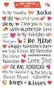 Card Captions Valentines Stickers by Mrs. Grossman's