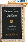 Measure Twice, Cut...