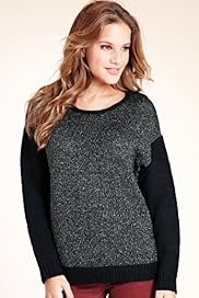 Chunky Knit Metallic Jumper with Wool