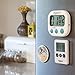 Digital Kitchen Timer with Big Digits and Strong Magnet, Loud Beep. Comes with Additional Timer.