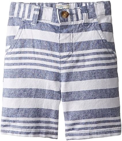 The Children's Place Little Boys' Pull-On Linen Stripe Short
