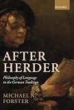 After Herder: Philosophy of Language in the German Tradition