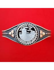 Guild Product: US 2009 Puerto Rico Quarter 90% Silver Proof Coin 925 Sterling Silver & 12K Black Hills Gold Cuff Bracelet - D.C. & U.S. Territories