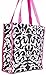 Pink Floral Damask Travel Tote Bag 12 Inch