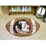 Fanmats Florida State Seminoles Football-Shaped Mats