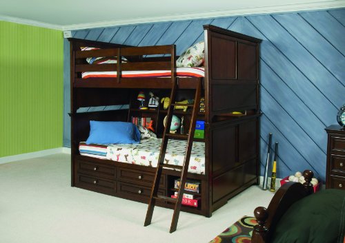 Covington Full over Full & Bookcase
