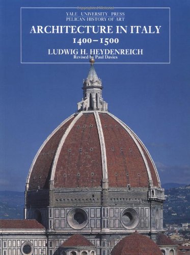 architecture in italy 1400 1500 the yale university press pelican history of art