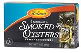 Roland Cherrywood Smoked Oysters, 3-Ounce Containers (Pack of 5)