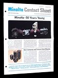 Minolta Contact Sheet: A Newsletter for Minolta Club Members, November 1978, Issue No. 17, 50th Anniversary Issue