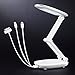 E-joy® Foldable LED Desk Lamp USB Rechargeable Portable Power Bank Table Lamp 21 LED Reading Lamp Study Light