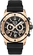 Bulova Men's Marine Star 98B104 Black Rubber Quartz Watch with Black Dial