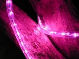 18Ft Pink LED Rope Light; 1.0Spacing