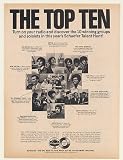 1970 Schaefer Beer Talent Hunt Top 10 Musicians Print Ad (47200)