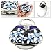 uxcell Handbag Shaped Round Rubber Base Rhinestone Accent Purse Table Hanger