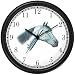 Appaloosa - JP - Horse Wall Clock by WatchBuddy Timepieces (White Frame)
