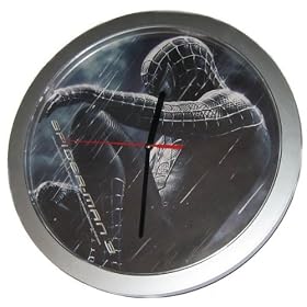 Spiderman 3 Black Costume Wall Clock