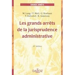 Les grands arr�ts de la jurisprudence administrative