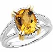 Fabulous Yellow Citrine Cocktail Ring