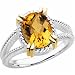 Fabulous Yellow Citrine Cocktail Ring