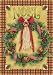 Noel Christmas Wreath Flag