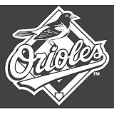 Baltimore Orioles 8x8 Die Cut Window Decal