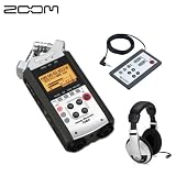 Zoom H4n Portable Digital Recorder with Zoom RC-4 Remote and Samson HP-10 Headphones