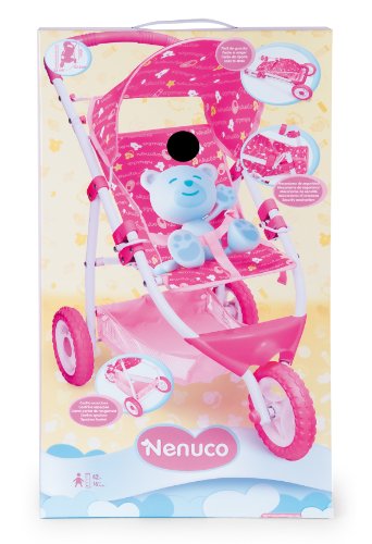 Imagen 2 de Famosa Nenuco Stroller con capota - Sillita de paseo para muñecos Nenuco con capota y bandeja inferior
