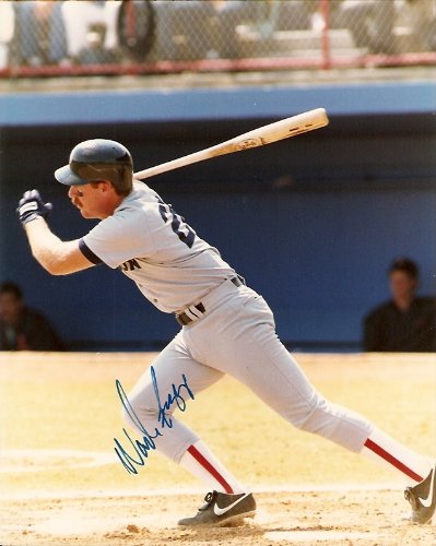 Hall of Fame Baseball Boston Red Sox Wade Boggs Signed Autographed 8 x 10 Photograph, Authentic with COA