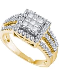 0.75CTW DIAMOND INVISIBLE RING