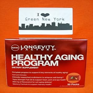 GNC Longevity Factors Healthy Aging Program, Packs, 30 ea