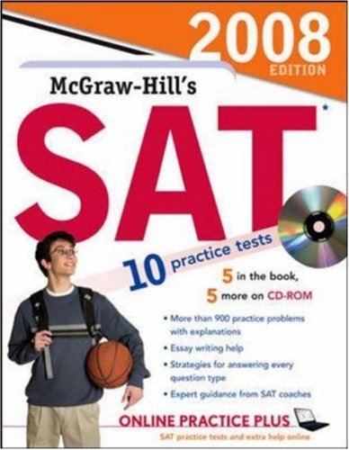McGraw-Hill's SAT, 2008 Edition book-CD-ROM, by Christopher Black, Mark Anestis