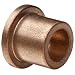 Bunting Bearings DPEF081208 1/2" Bore x 3/4" OD x 1/2" Length 1" Flange OD x 1/8" Flange Thickness Powdered Metal Dri Plane (C) Flange Bearings