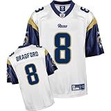 Reebok St. Louis Rams Sam Bradford Premier White Jersey Medium