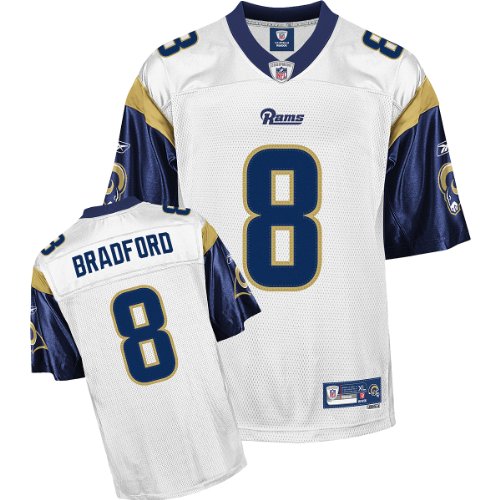 Reebok St. Louis Rams Sam Bradford Youth Premier White Jersey Extra Large