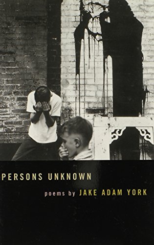 Persons Unknown (Crab Orchard Series in Poetry)