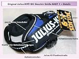 Julius K9 IDC Geschirr K-9 Gr. BABY1 blau Hundegeschirr Powergeschirr INNOVA DOG COMFORT – Brustumfang: 29-36cm K-9