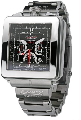 Formex AS Swiss Made Automatic-Chronograph GMT 57501.9020 Automatic Watch for Him 2 Spare bracelets included