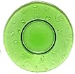 Spanish Large Ocean Sea Life Recycled Lime Green Glass Charger 12"D