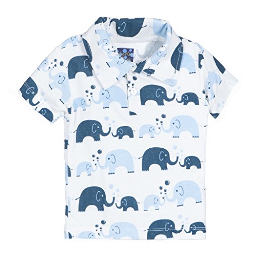 Boys' Print Short Sleeve Polo Prd-kpct193s16d2-bbet