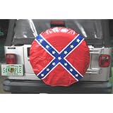 Confederate Flag Spare Tire Cover Rebel 28