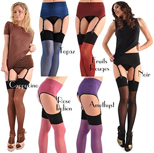 Gerbe-Paris Sens 30 Ultrasmooth Stockings (Need Garter Belt) Lg 10-14/Fruits Rouge