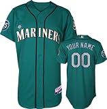 Seattle Mariners Jersey: Personalized Alternate Green Authentic Cool Base&Atilde;&cent;"&Acirc;&cent; Jersey with 35th Anniversary Patch