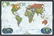 Decorator World Wall Map - Laminated