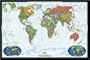 Decorator World Wall Map - Laminated