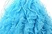Baoji Girls' Crystal Body Straps Layered Ball Gown Ruffles Pageant Dresses