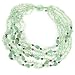  : FLUORITE DYED GREY FRESHWATER CULTURED PEARL BEAD NECKLACE BY SAJEN