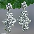 Earrings, 'Vineyard' Earrings, 'Vineyard'