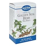 Alvita  Tea Bags, Golden Seal Herb, Caffeine Free , 30 tea bags (Pack of 2)
